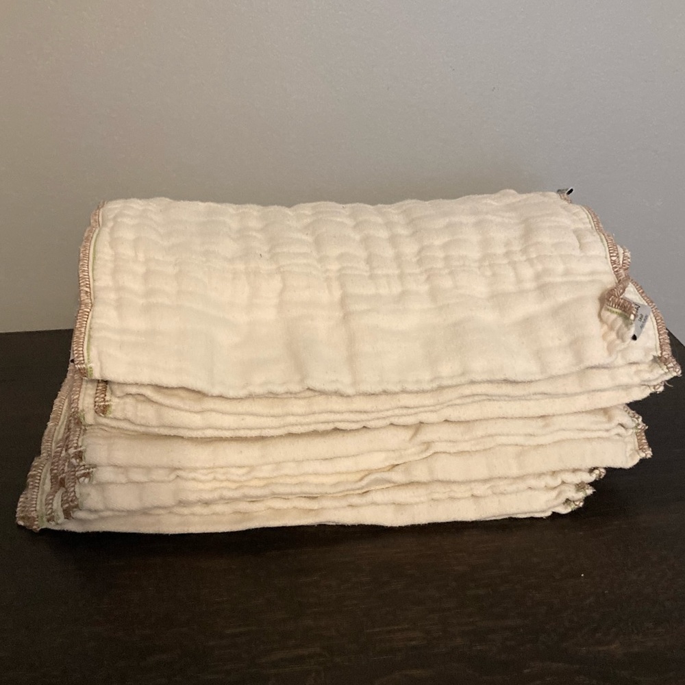 18 OsoCozy organic cotton prefolds